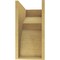 Ekena Millwork 10"W x 20"D x 20"H Classic Monterey Rough Cedar Woodgrain TimberThane Corbel, Primed Tan CORUR10X20X20MONRCPR - alternate 2